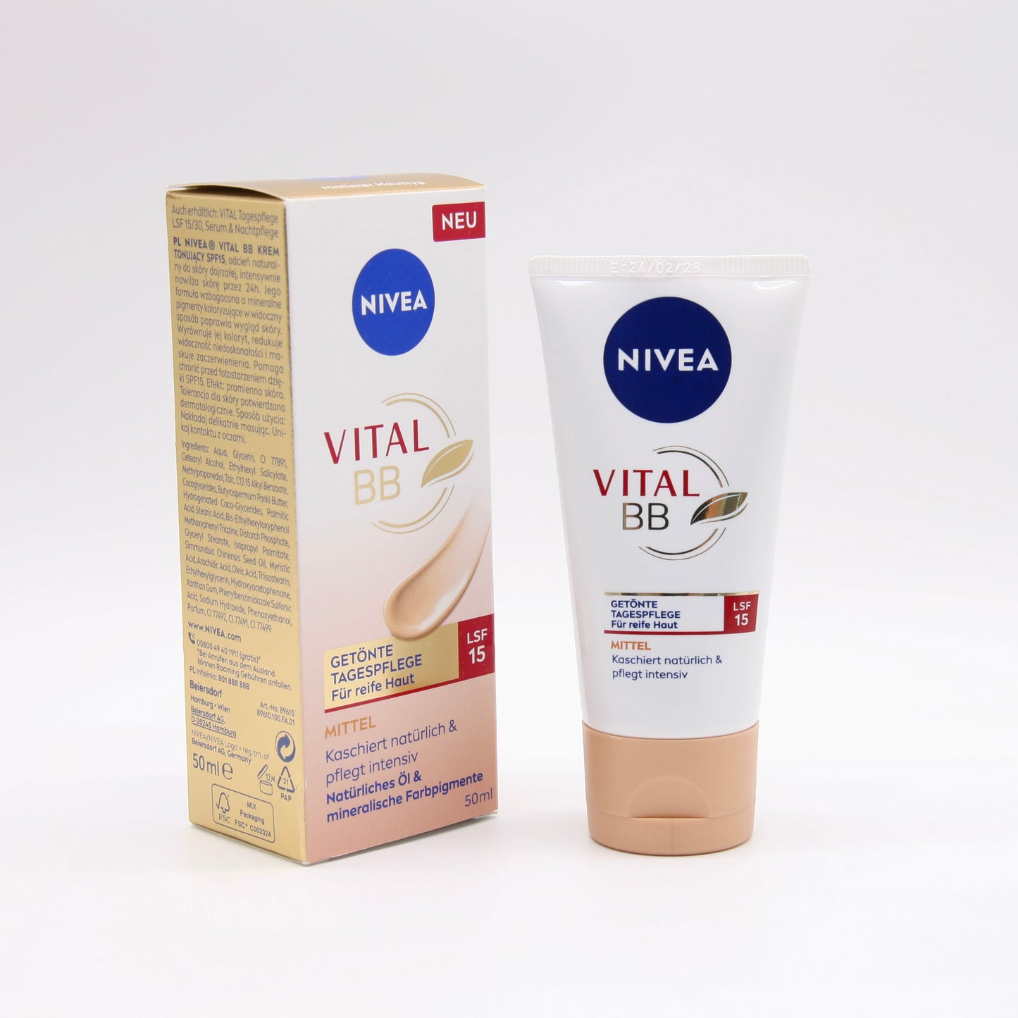NIVEA VITAL BB Getönte Tagespflege LSF 15