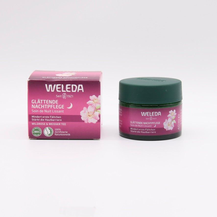 Weleda Glättende Nachtpflege Wildrose & Weißer Tee 40 ml