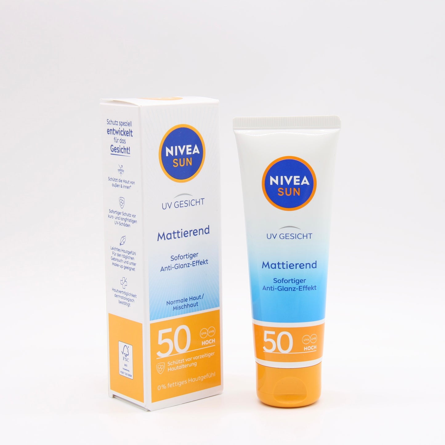 NIVEA SUN Leichte Sonnenpflege mit Anti-Glanz-Effekt