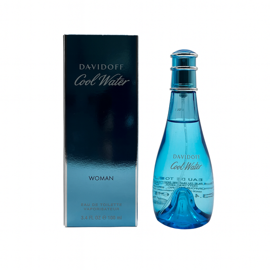 Davidoff Cool Water Woman Eau de Toilette 100 ml – Frischer, aquatischer Damenduft mit maritimen Noten